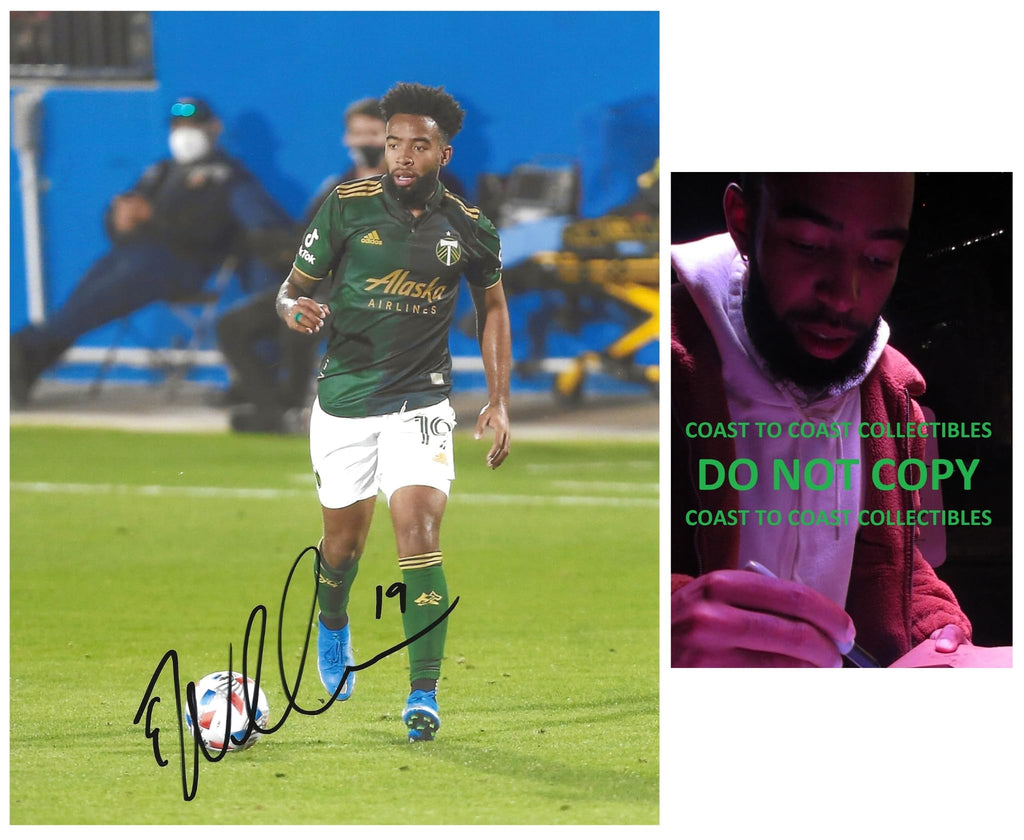 Eryk Williamson signed Portland Timbers soccer 8x10 photo COA Proof autographed