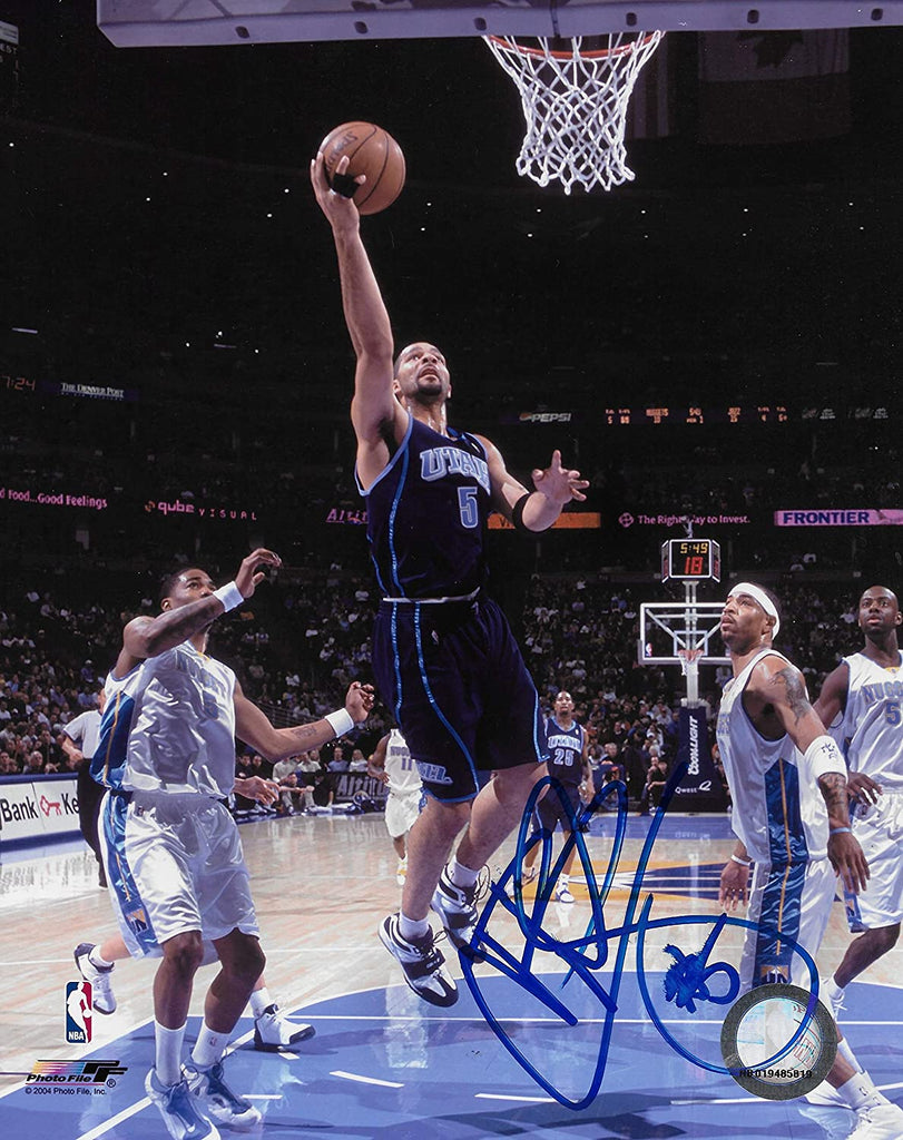 Carlos Boozer signed Utah Jazz basketball 8x10 photo COA