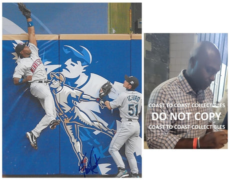 Torii Hunter signed Minnesota Twins baseball 8x10 Photo COA proof autographed