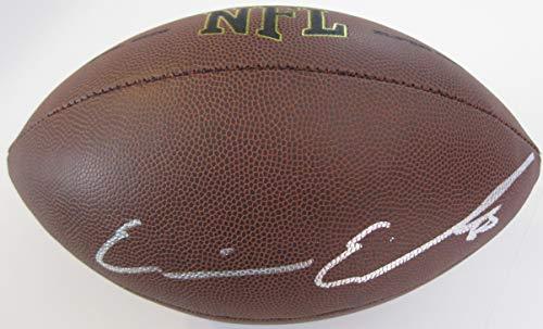Eric Ebron Indianapolis Colts signed autographed NFL Football, COA with the proof photo of Eric signing will be included