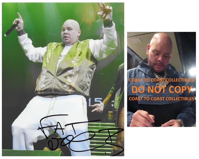 Joseph Cartagena Fat Joe Rapper signed 8x10 photo COA proof autographed. STAR