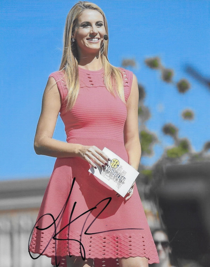 Laura Rutledge Espn Journalist signed 8x10 photo proof COA autographed Star