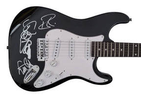 Cheap Trick band signed full size Electric guitar COA proof Robin Zander,Rick Nielsen,Tom Peterson star