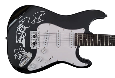 Cheap Trick band signed full size Electric guitar COA proof Robin Zander,Rick Nielsen,Tom Peterson star