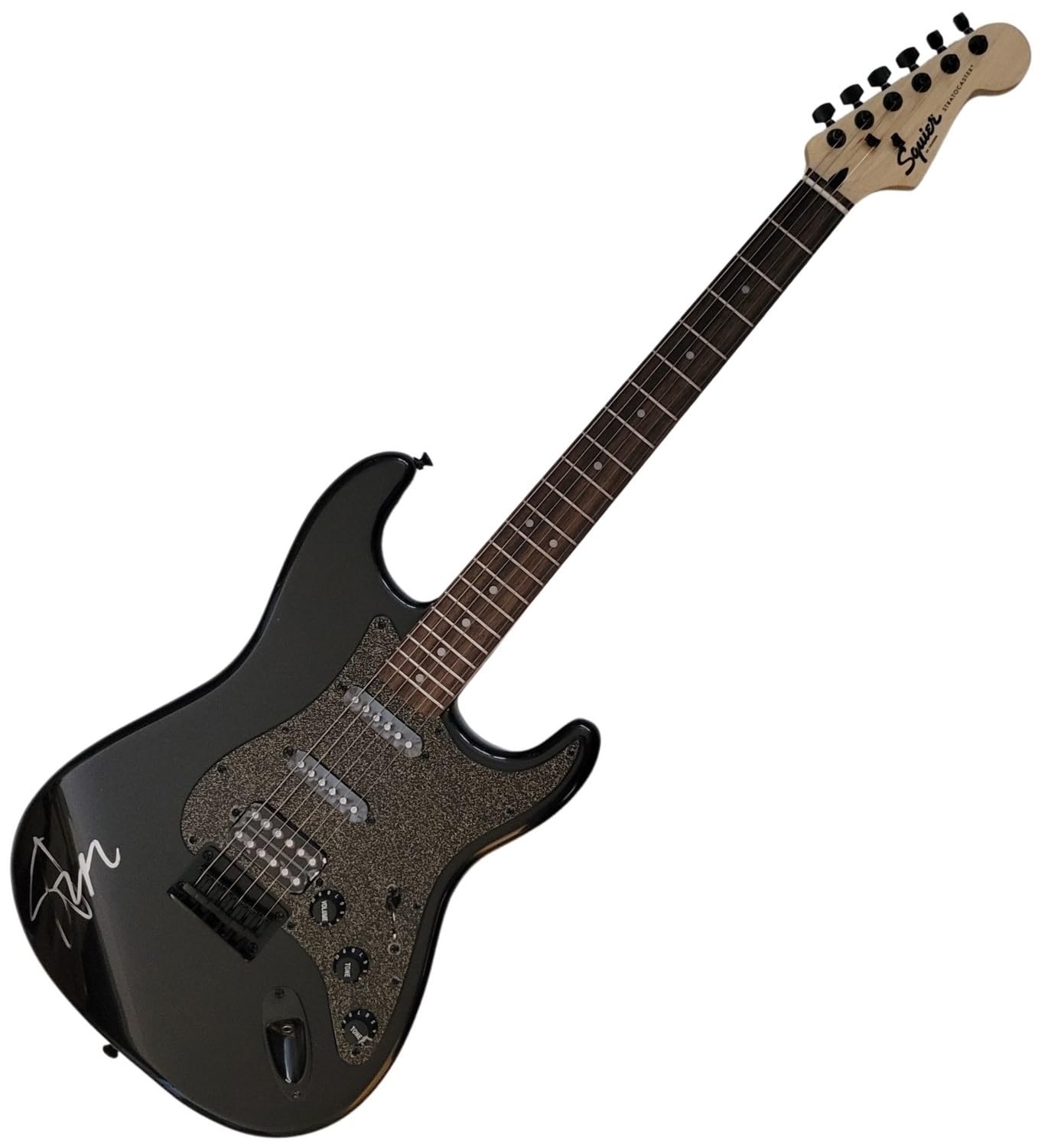 Steve Stevens signed Fender Squier electric guitar COA exact Proof autographed star Idol