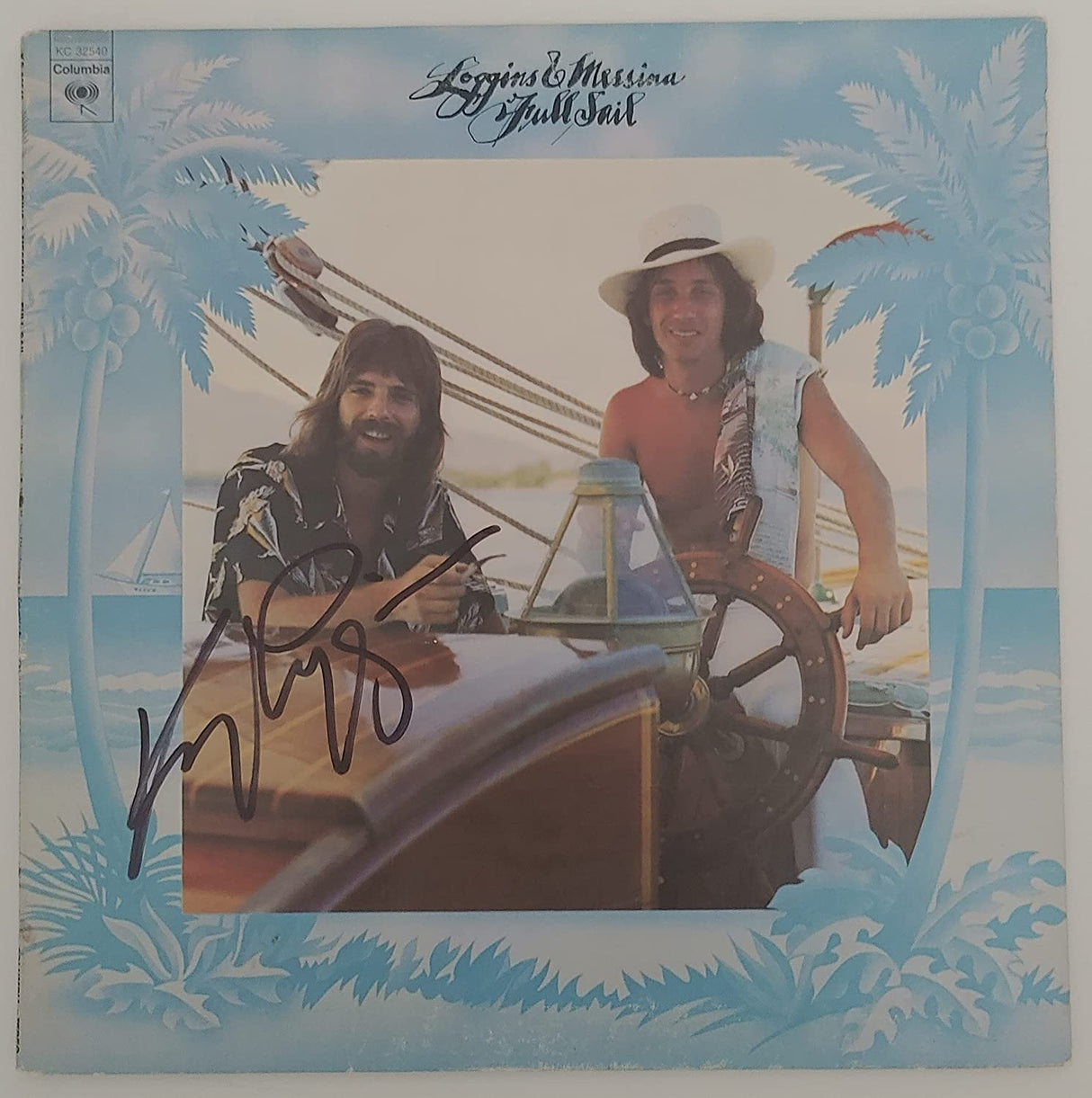 Kenny Loggins signed autographed Full Sail album vinyl record proof Beckett COA STAR