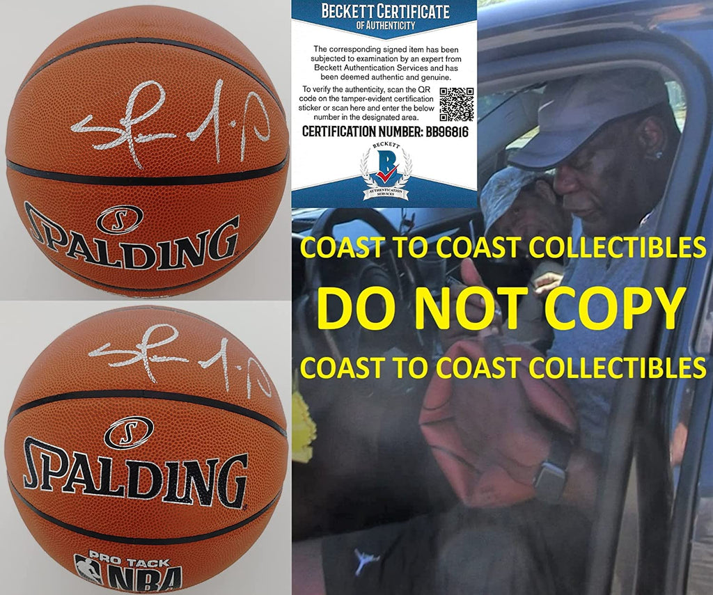 Shawn Kemp Seattle SuperSonics signed autographed NBA basketball Beckett COA proof