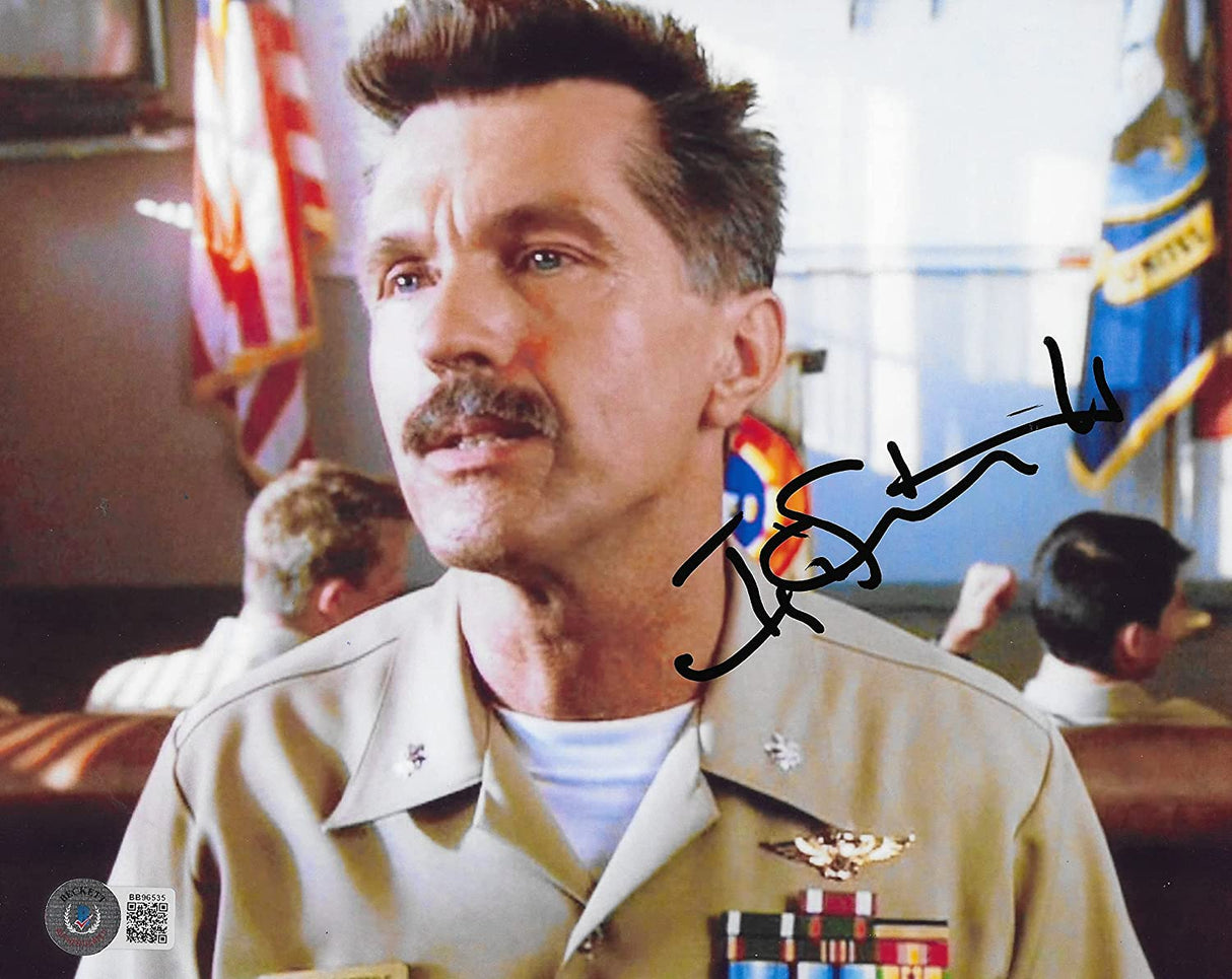 Tom Skerritt actor signed autographed Viper Top Gun 8x10 photo proof Beckett COA STAR