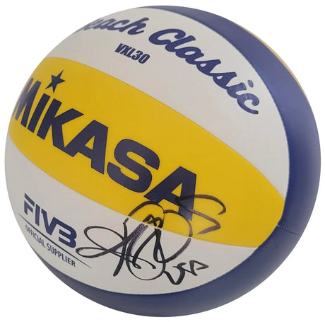 Kerri Walsh Jennings Signed Beach Volleyball Proof Autographed Olympic Gold