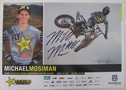 Michael Mosiman, Supercross, Motocross, Signed, Autographed, 11x17 Poster, COA Will Be Included