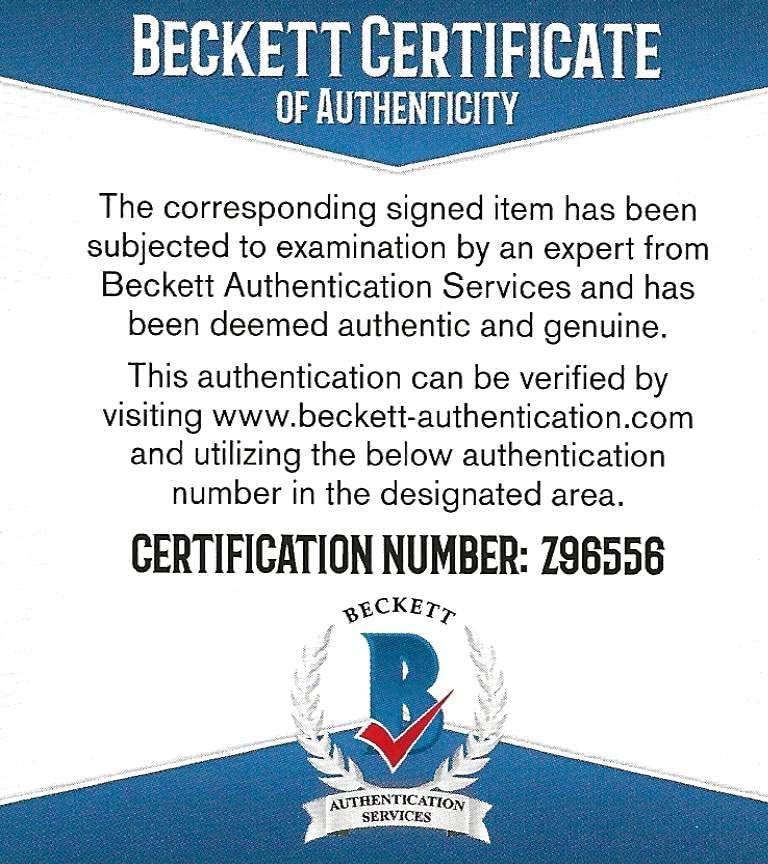 Ron Rivera Washington Panthers Bears signed NFL football proof Beckett COA autographed