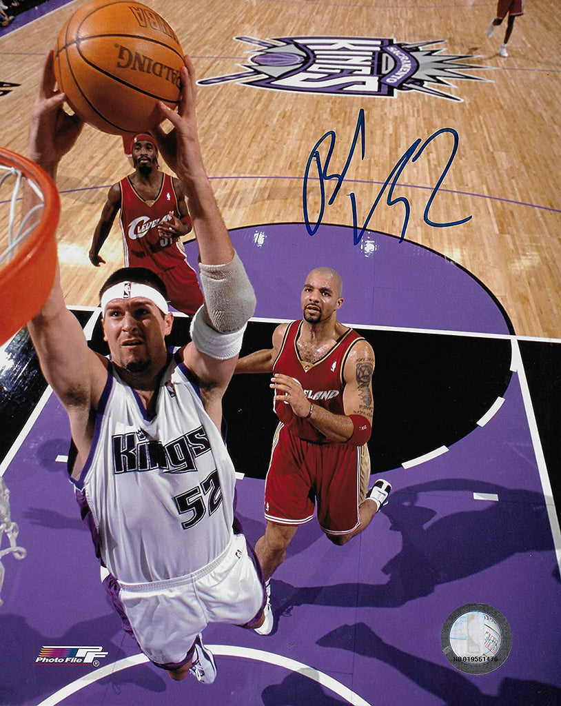 Brad Miller signed Sacramento Kings basketball 8x10 photo COA