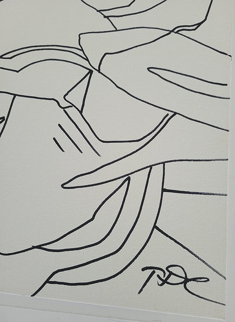 Todd Diciurcio signed 11x14 original sketch,exact Proof Beckett COA autographed STAR