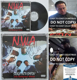 Ice Cube, DJ Yella signed NWA Straight Outta Compton album Proof Beckett COA STAR
