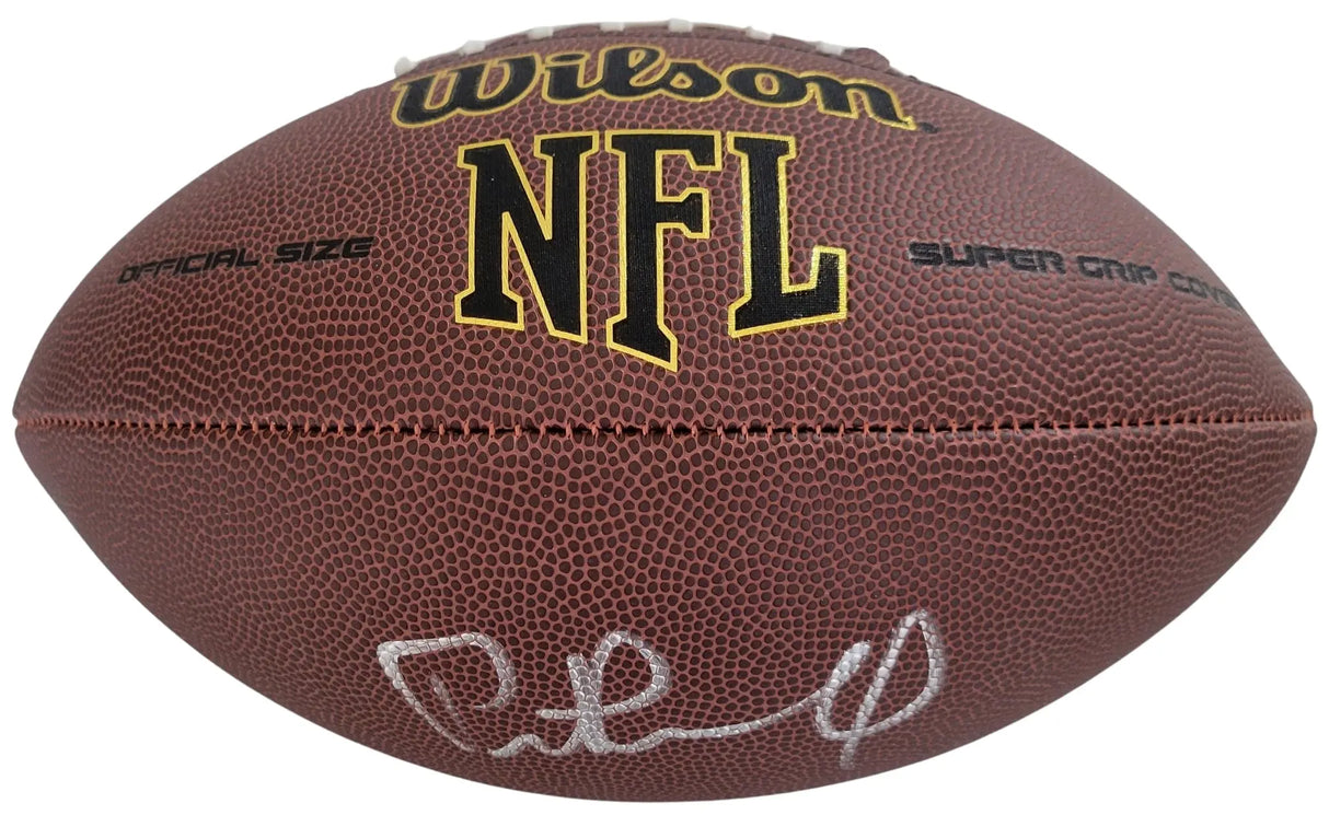 Pete Carroll Seattle Seahawks USC Trojans signed football proof COA autographed