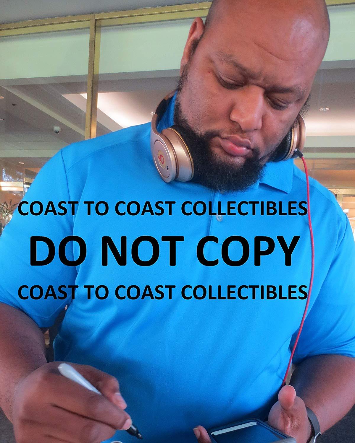 Deuce McAllister New Orleans Saints signed autographed, 8x10 Photo, COA with the proof photo included