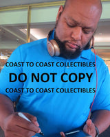 Deuce McAllister New Orleans Saints signed autographed, 8x10 Photo, COA with the proof photo included