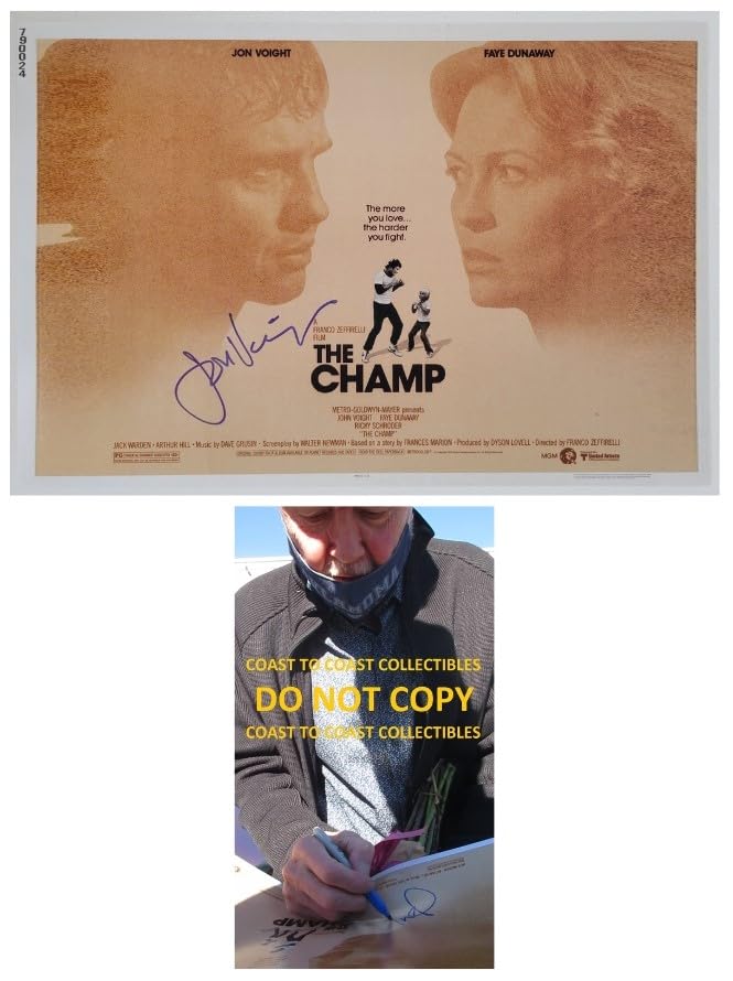 Jon Voight signed The Champ 2 12x18 poster photo COA exact proof STAR