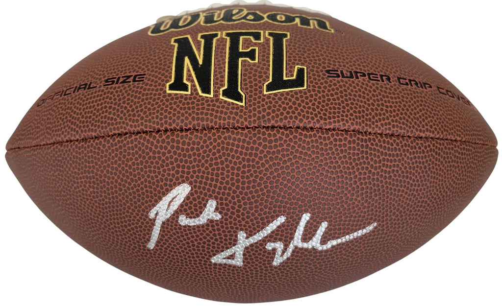 Paul Tagliabue NFL Commissioner signed football COA exact proof autographed
