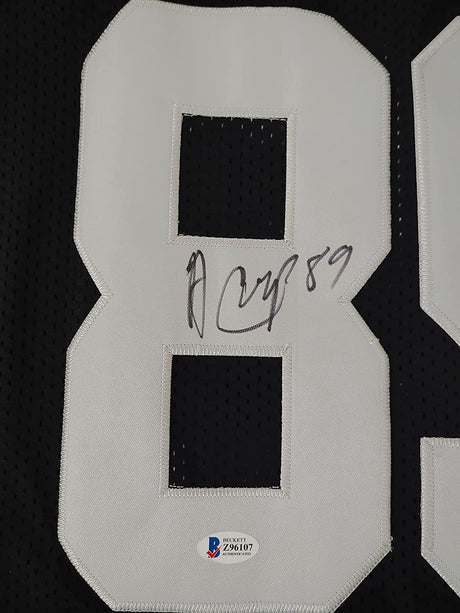 Amari Cooper signed Oakland Raiders football jersey proof Beckett COA autographed
