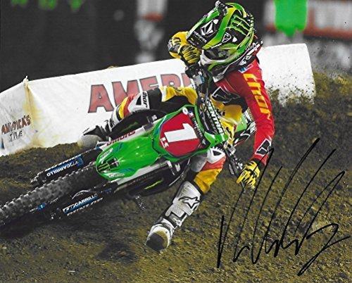 Ryan Villopoto, Supercross, Motocross, Freestyle Motocross, Signed, Autographed, 8X10 Photo, a COA with the Proof Photo of Ryan Signing Will Be Included`