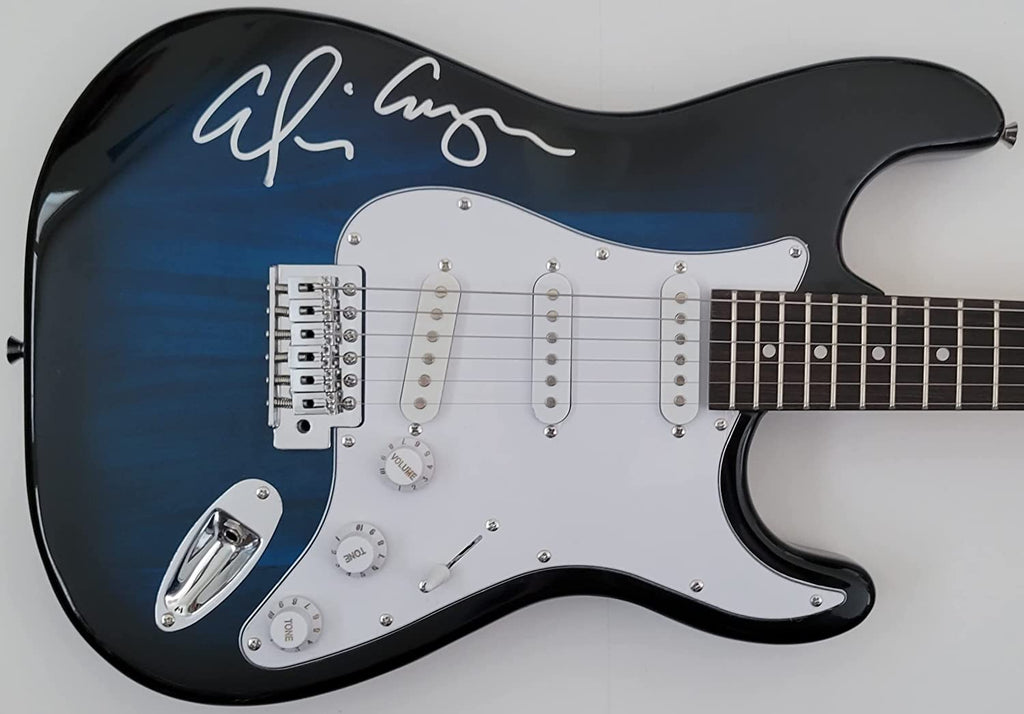 Alice Cooper signed full size electric guitar COA with exact proof autographed star