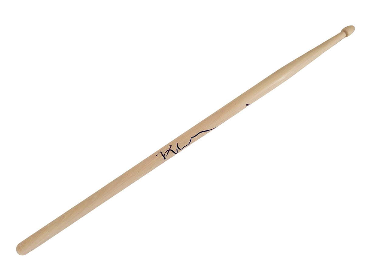 Roger Taylor Duran Duran drummer signed Drumstick COA exact proof autographed STAR.