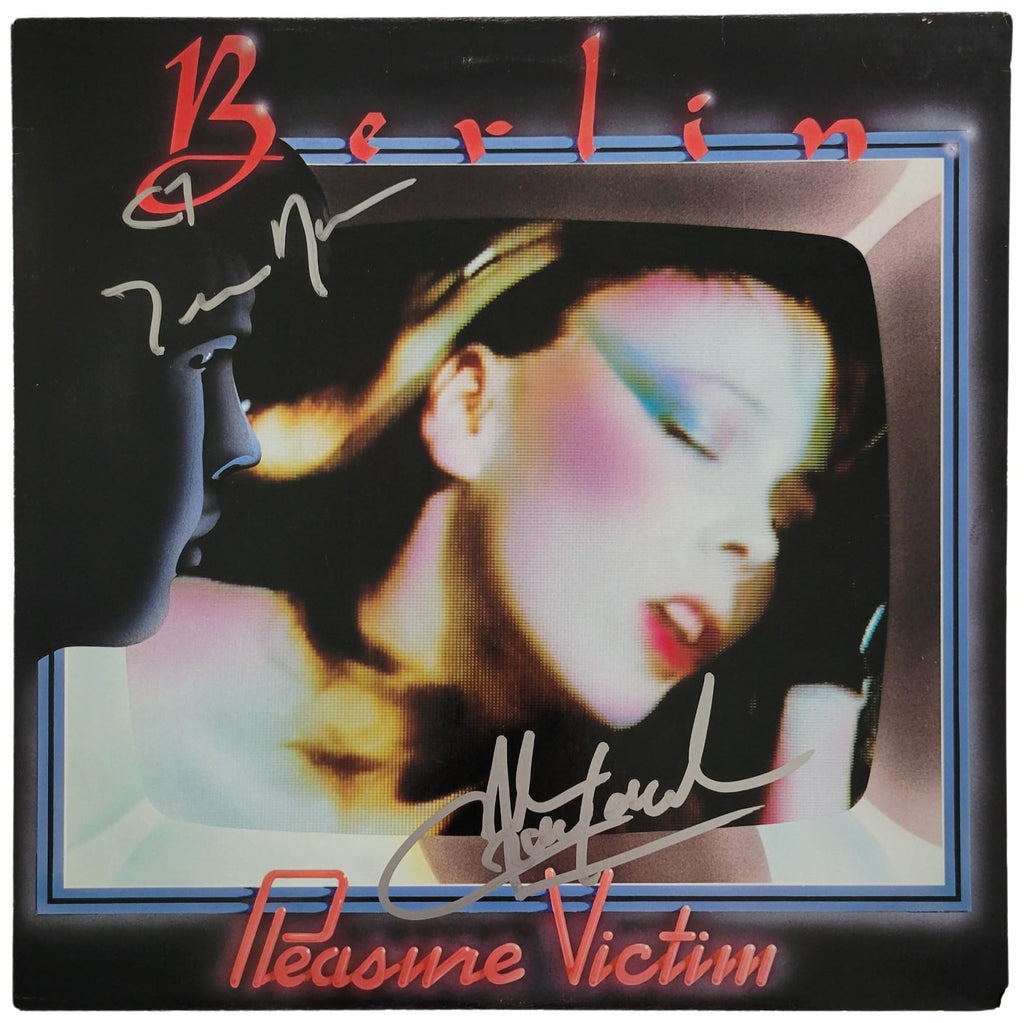 Terri Nunn signed Berlin Pleasure Victim Album Vinyl COA Proof Autographed Star