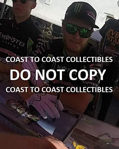 Joey Savatgy supercross motocross signed autographed Monster 8x10 photo COA proof