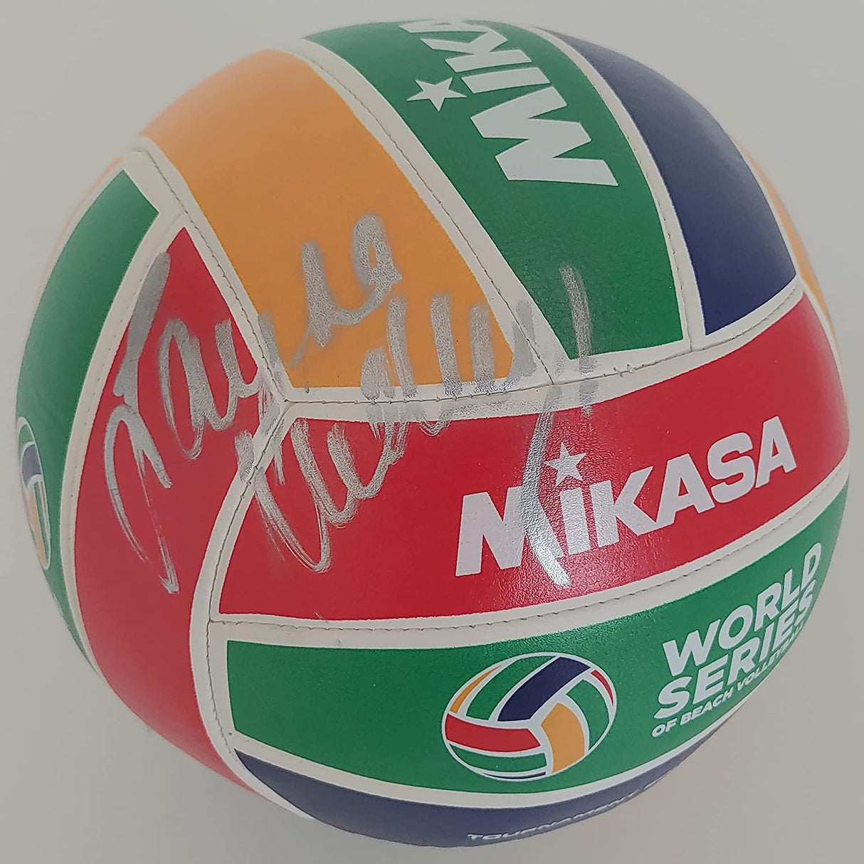 Laura Ludwig Kira Walkenhorst Germay Olympic volleyball players signed autographed World Series Volleyball COA Proof.