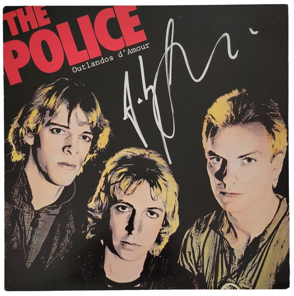 Andy Summers Signed The Police Outlandos D'Amour Album COA Proof Autographed Vinyl