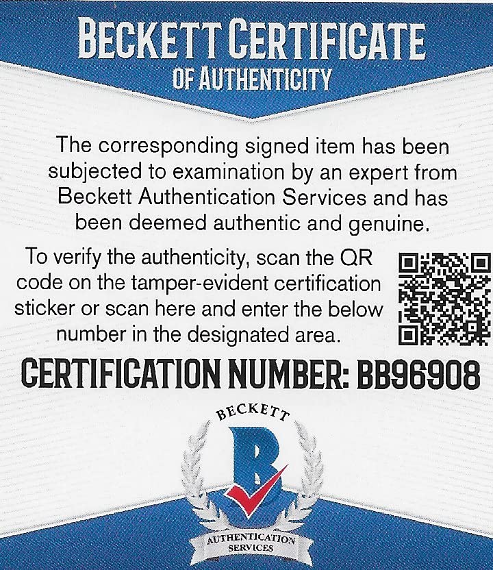 Rocky Bleier Pittsburgh Steelers Notre Dame signed NFL football proof Beckett COA autographed