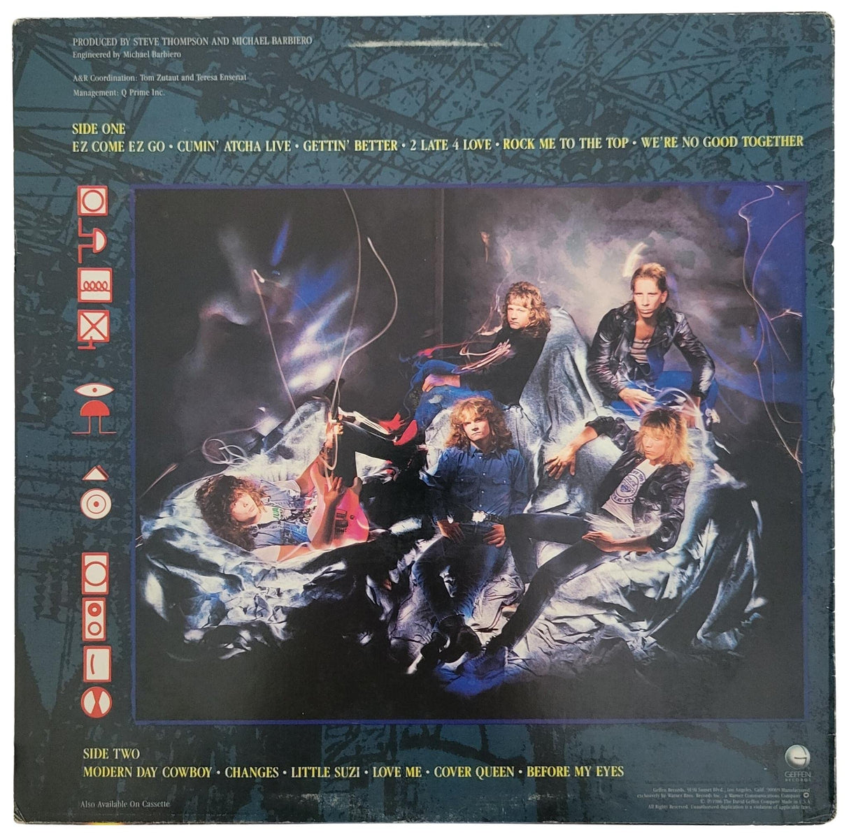 Tesla Jeff Keith,Frank Hannon,Brian Wheat signed Mechanical Resonance Album proof COA STAR