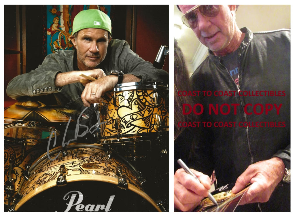 Chad Smith Red Hot Chili Peppers Drummer signed 8x10 photo COA Proof autographed STAR