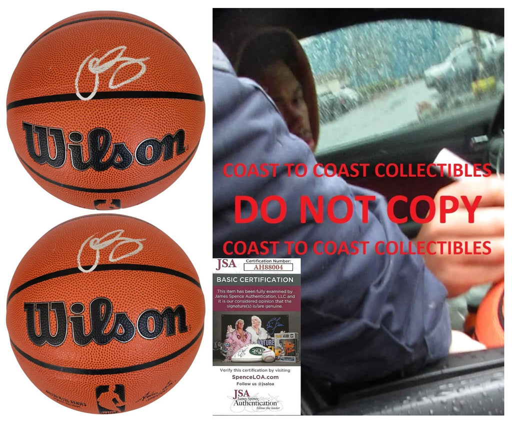 Anfernee Simons Portland Trail blazers signed NBA basketball COA proof autographed