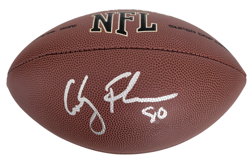 Coby Fleener signed football COA proof autographed Colts Stanford