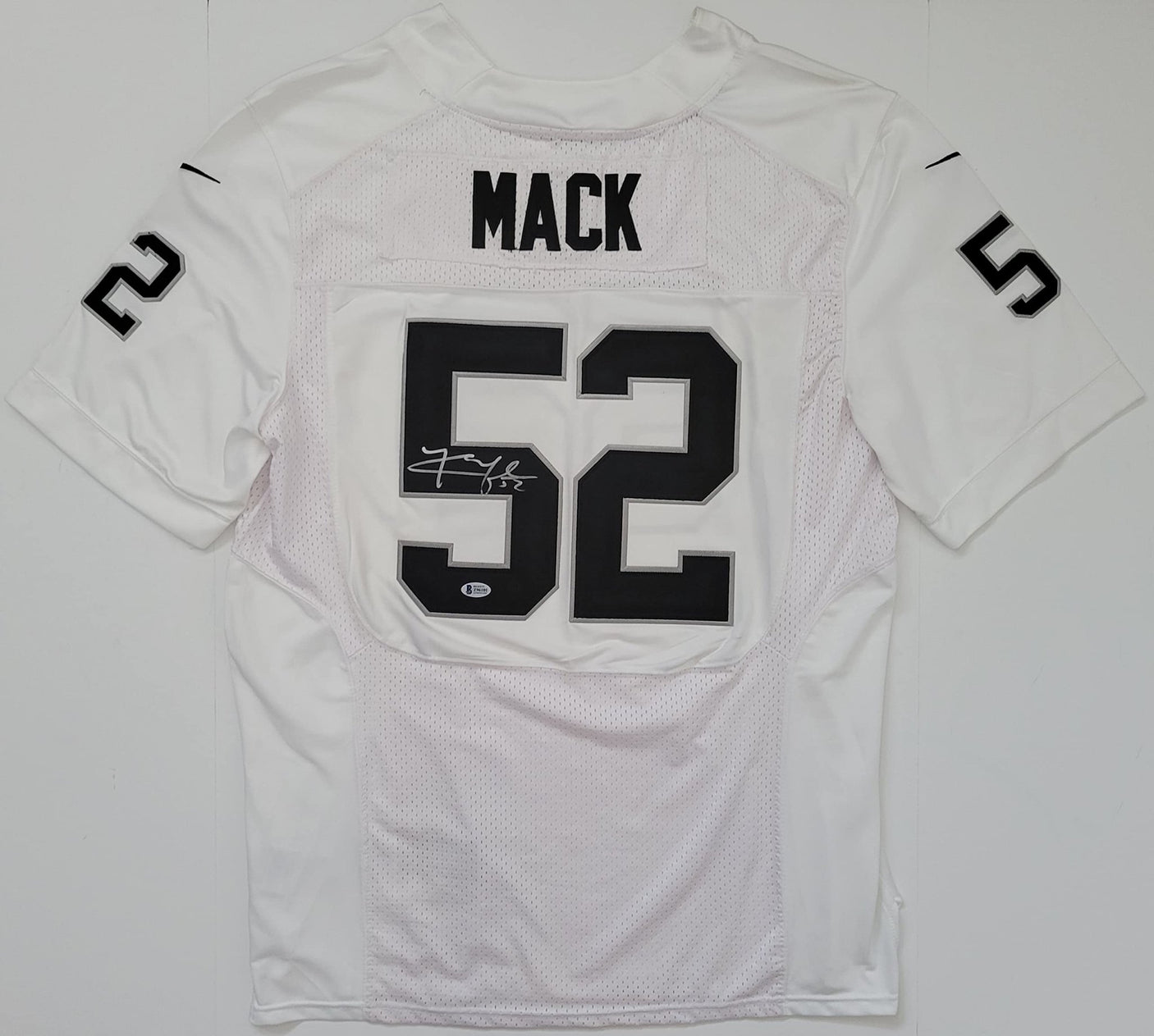 Khalil Mack signed Oakland Raiders football jersey Beckett COA proof autographed