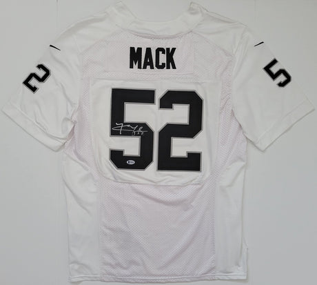 Khalil Mack signed Oakland Raiders football jersey Beckett COA proof autographed
