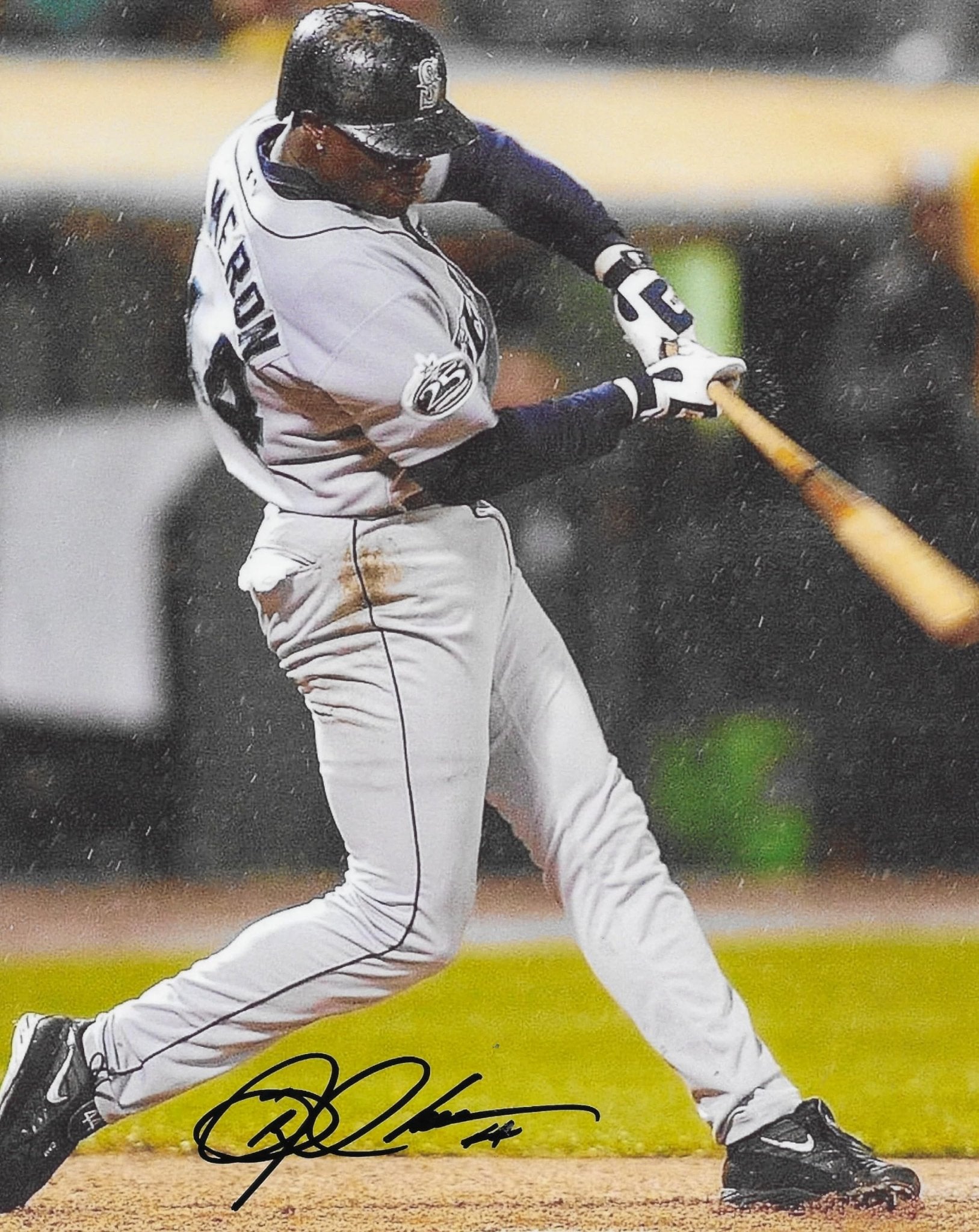 Mike Cameron signed Seattle Mariners baseball 8x10 Photo proof COA autographed.