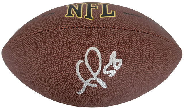 Antonio Pierce Signed Football Proof COA Autographed Las Vegas Raiders Giants