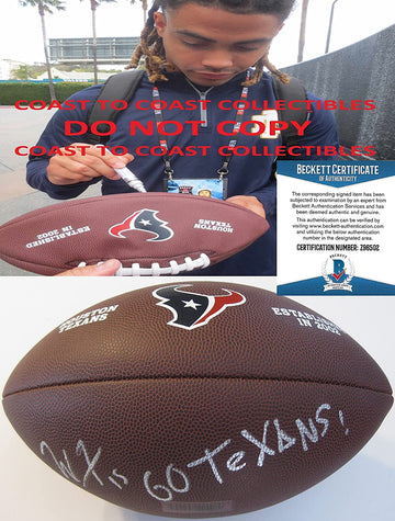 Chris Clark, Houston Texans, Signed, Autographed, Football 8X10 Photo, A  COA with the Proof Photo of Chris Signing Will Be Included. - Coast to  Coast Collectibles Memorabilia - #sports_memorabilia# -  #entertainment_memorabilia#