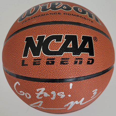 Adam Morrison Gonzaga Bulldogs signed NCAA basketball COA exact proof autographed
