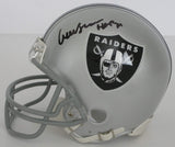Willie Brown signed autographed Oakland Raiders mini football helmet proof Beckett COA