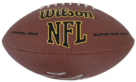 Lane Johnson Signed Football Proof COA Autographed Philadelphia Eagles Oklahoma