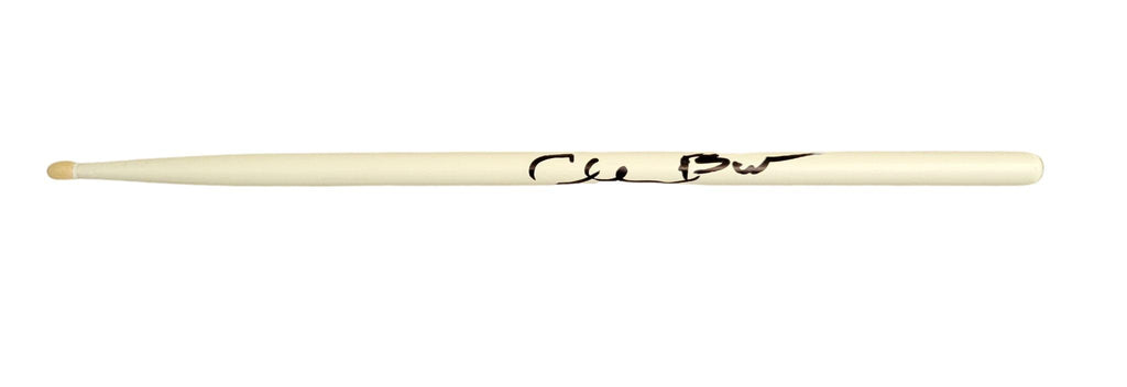 Clem Burke Blondie Drummer signed Drumstick COA exact proof autographed STAR.