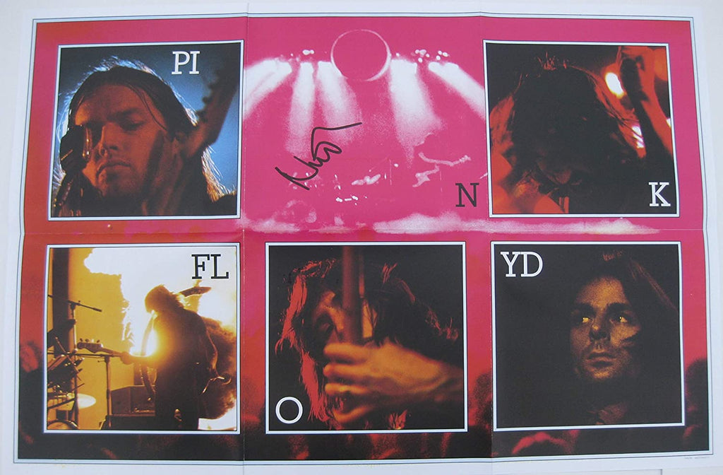 Nick Mason signed Pink Floyd 20x30 Poster Proof Beckett COA autographed STAR