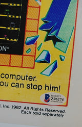 Nolan Bushnell signed autographed 12x18 Tron Atari video game photo Beckett COA Star