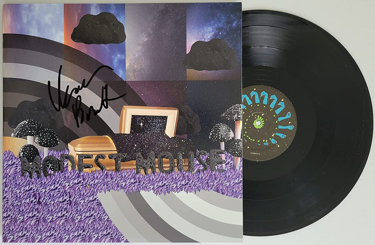 Isaac Brock signed Modest Mouse The Golden Casket T Shirt album, vinyl COA Proof STAR