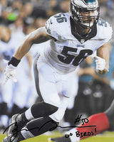 Bryan Braman Philadelphia Eagles signed, autographed 8x10 photo. proof COA