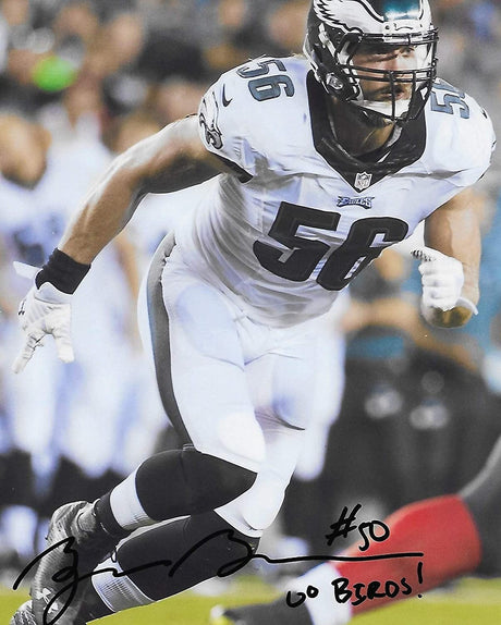 Bryan Braman Philadelphia Eagles signed, autographed 8x10 photo. proof COA